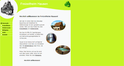 Desktop Screenshot of freizeitheim-hausen.de