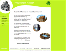 Tablet Screenshot of freizeitheim-hausen.de